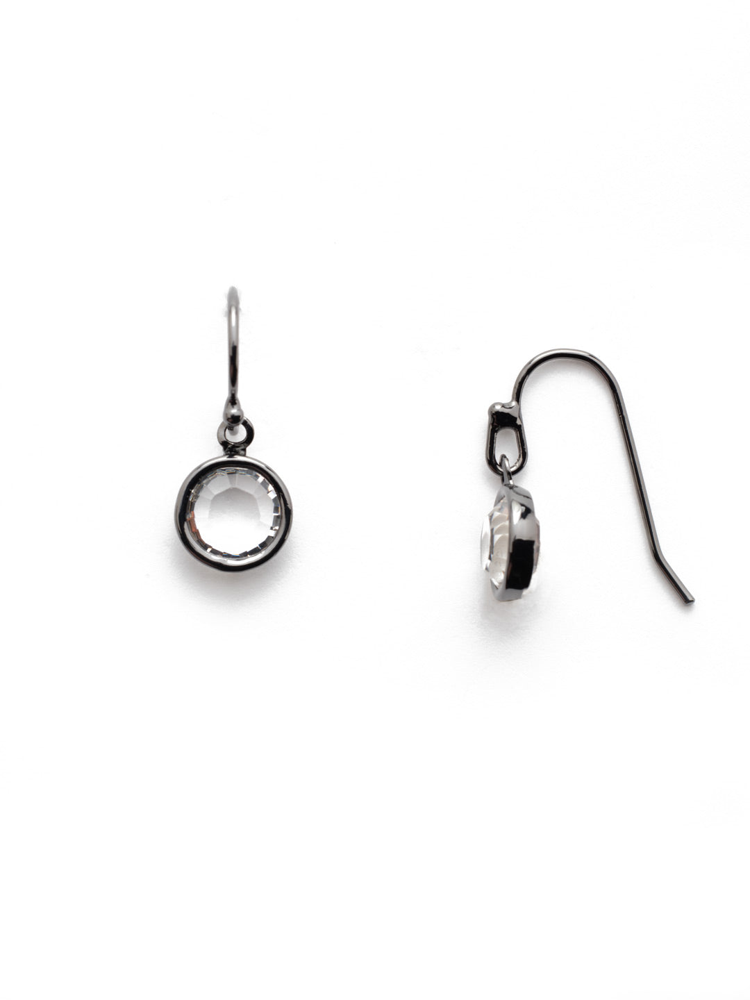 Dewdrop Dangle Earring - EEF73GMGNS - A drop of sparkle is always in style. Add a touch with this pair of drop earrings. From Sorrelli's Golden Shadow collection in our Gun Metal finish.