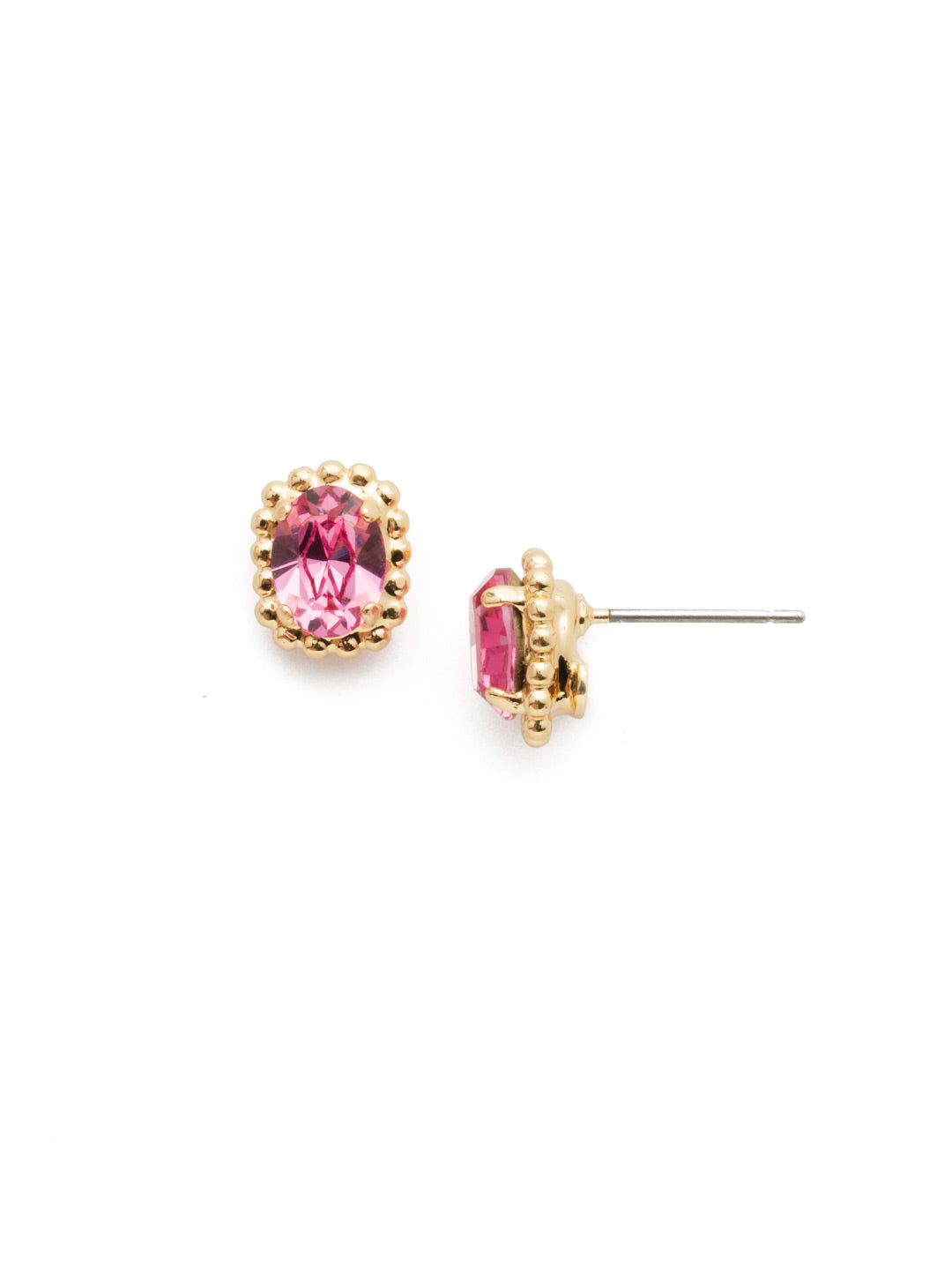 Maisie Stud Earrings - EEH11BGBGA - <p>The perfect oval stud earring for day-to-night wear. From Sorrelli's Begonia collection in our Bright Gold-tone finish.</p>