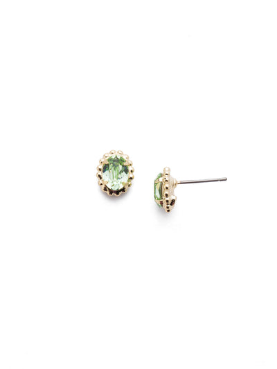 Maisie Stud Earrings - EEH11BGMIN - The perfect oval stud earring for day-to-night wear. From Sorrelli's Mint collection in our Bright Gold-tone finish.