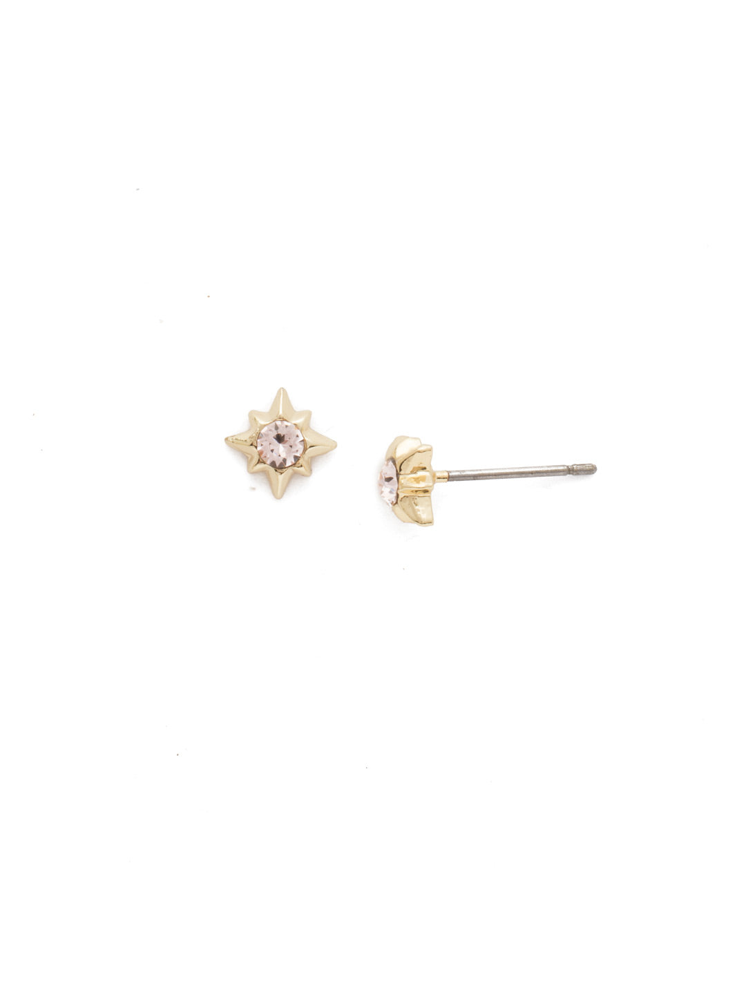 Estella Stud Earring - EEJ15BGSIL - <p>A star-studded affair, the Estella Stud Earrings will have everyone talking. A delicate freshwater pearl sits in the center of a metal star. From Sorrelli's Silk collection in our Bright Gold-tone finish.</p>