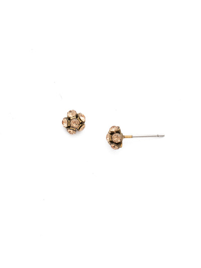 Mae Stud Earrings - EEJ1AGLC - A classic Sorrelli style to make a statement or wear everyday. From Sorrelli's Light Colorado collection in our Antique Gold-tone finish.