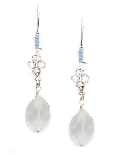 Vitrine Dangle Earring - EEK13RHSSU - <p>Completely unique, just like you are. Put on this pair of versatile statement drop earrings that is sure to get your style noticed. French wire closure. From Sorrelli's Seersucker collection in our Palladium Silver-tone finish.</p>