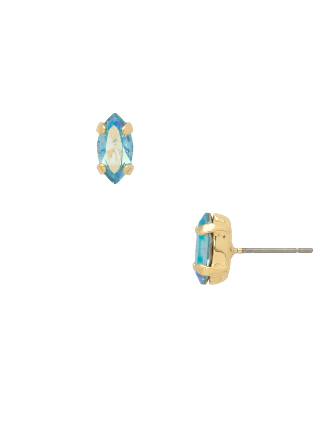 Clarissa Stud Earrings - EEP4BGPRT - <p>The Clarissa Stud Earring is for the lover of classics with a twist. Simple sparkling crystals get an oomph from the navette shape. From Sorrelli's Portofino collection in our Bright Gold-tone finish.</p>