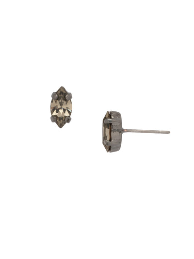 Clarissa Stud Earrings - EEP4GMBD - <p>The Clarissa Stud Earring is for the lover of classics with a twist. Simple sparkling crystals get an oomph from the navette shape. From Sorrelli's Black Diamond collection in our Gun Metal finish.</p>