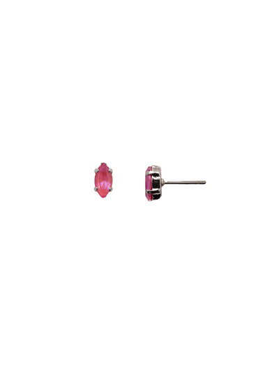 Clarissa Stud Earrings - EEP4PDETP - <p>The Clarissa Stud Earring is for the lover of classics with a twist. Simple sparkling crystals get an oomph from the navette shape. From Sorrelli's Electric Pink collection in our Palladium finish.</p>
