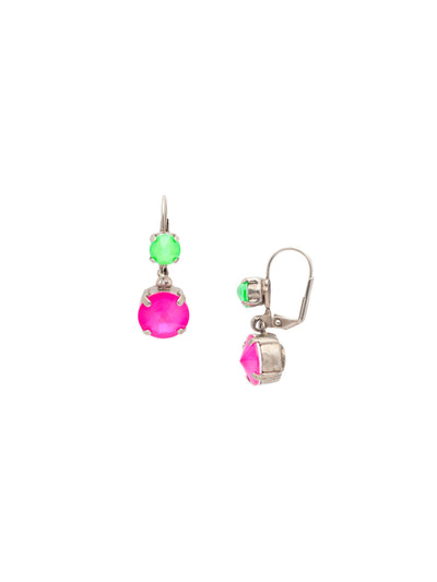 Rosalee Dangle Earring - EEP53ASWDW - <p>The Rosalee French Wire Stud Earrings are just the pair when you want to give your outfit, and attitude, a little lift. Just the right amount of sparkle in the set of crystals is sure to make you - and onlookers - smile. From Sorrelli's Wild Watermelon collection in our Antique Silver-tone finish.</p>