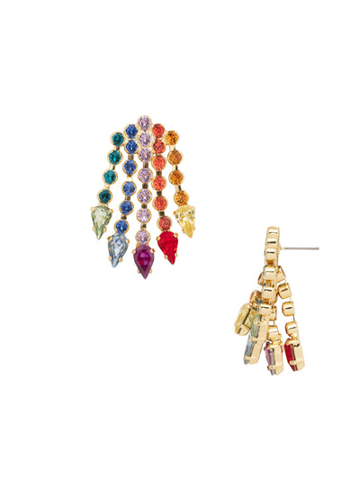 Living on the Fringe Statement Earring - EEP58BGPRI - <p>These shimmering statement earrings are just what you needed. Gems fringe out from beautiful rows of round crystals to create a classic elegant look. From Sorrelli's Prism collection in our Bright Gold-tone finish.</p>