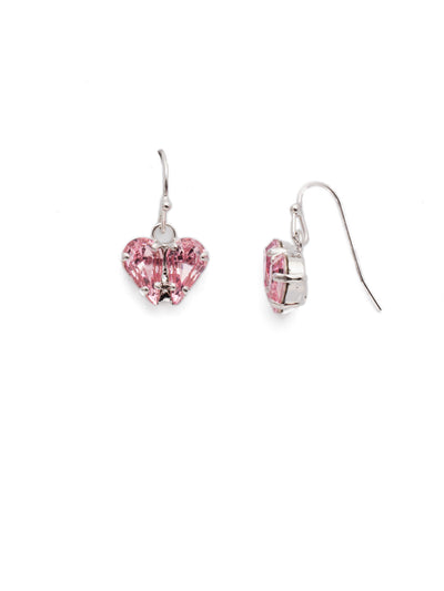 Marlowe Dangle Earrings - EER4RHPOM - <p>Make a simple, yet-stunning, statement wearing the Marlowe Dangle Earrings. A pair of pear-shaped crystals come together to form a heart and a look you'll love for years to come. From Sorrelli's Pink Ombre collection in our Palladium Silver-tone finish.</p>