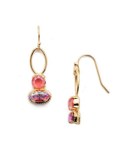 Mirasol Dangle Earrings - EES16BGBGA - Our Mirasol Dangle Earrings are delicate stunners, featuring simple metalwork with the sparkling crystal stones you've come to love from Sorrelli. From Sorrelli's Begonia collection in our Bright Gold-tone finish.