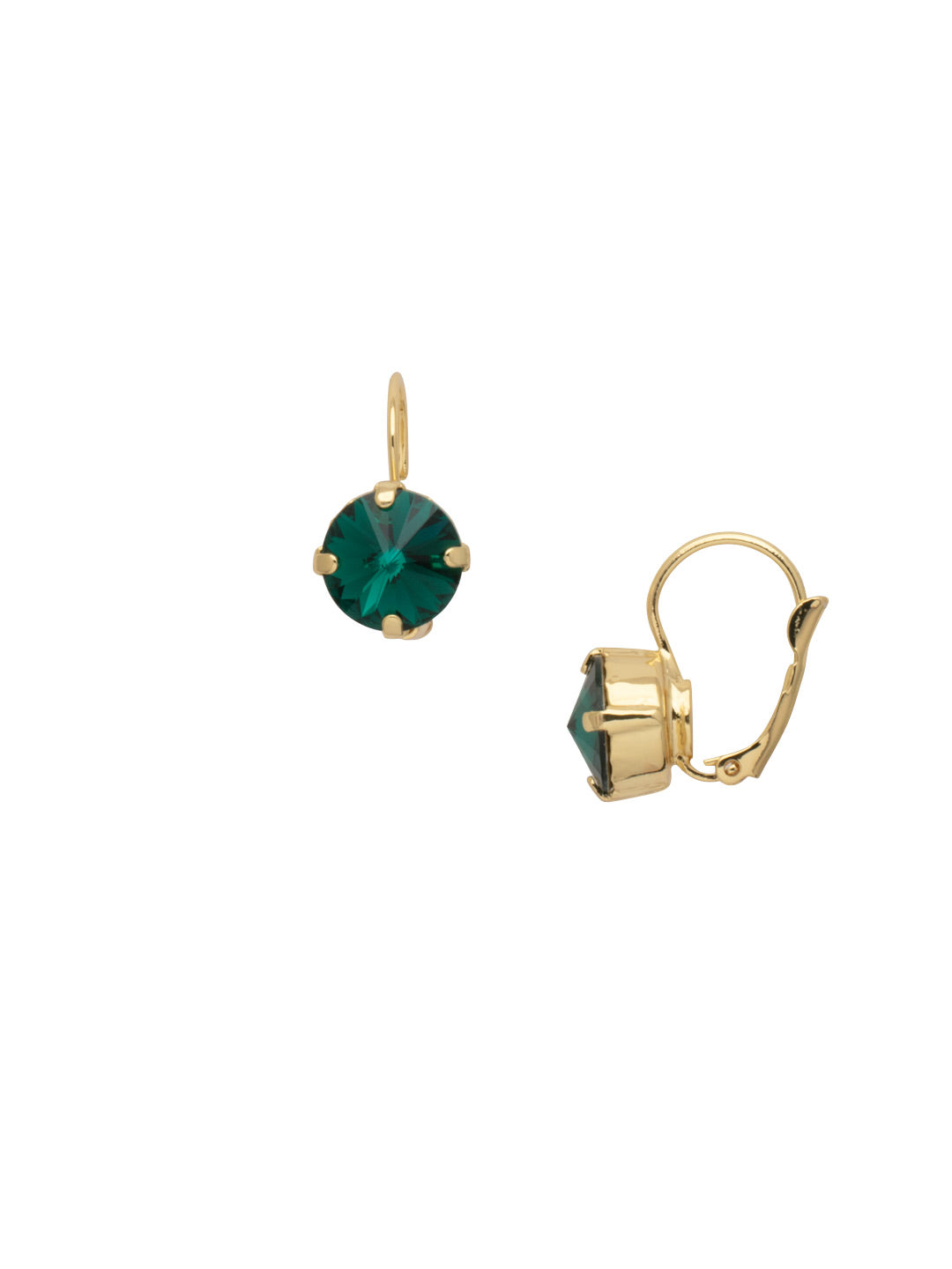 Mara Dangle Earrings - EET60BGMDG - <p>Add just a touch of sparkle and shine to any outfit with the Mara Dangle Earrings. They're classics. From Sorrelli's Mardi Gras collection in our Bright Gold-tone finish.</p>