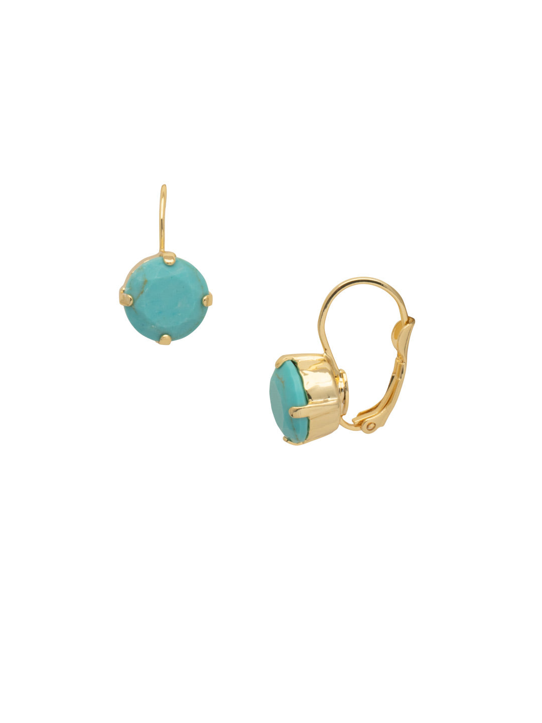 Mara Dangle Earrings - EET60BGSTO - <p>Add just a touch of sparkle and shine to any outfit with the Mara Dangle Earrings. They're classics. From Sorrelli's Santorini collection in our Bright Gold-tone finish.</p>
