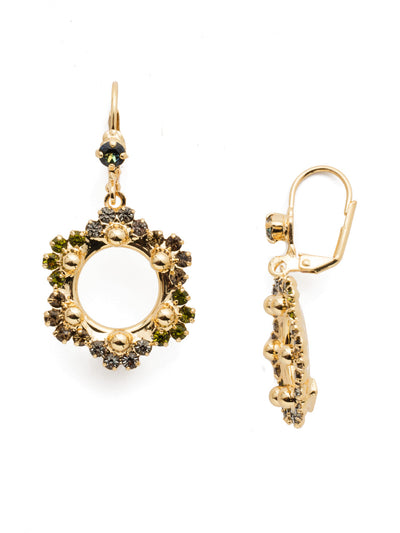 Leva Dangle Earrings - EET8BGCSM - <p>The Leva Dangle Statement Earrings are delicate and demand attention all at once. Combine filigree metalwork and sparkling crystals for an unforgettable pair. From Sorrelli's Cashmere collection in our Bright Gold-tone finish.</p>