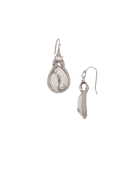 Sandy Simple Dangle Earring - EEU10PDCRY - <p>The Sandy Simple Dangle Earrings feature a bold teardrop stone and sit predominately at the base of a French wire. From Sorrelli's Crystal collection in our Palladium finish.</p>