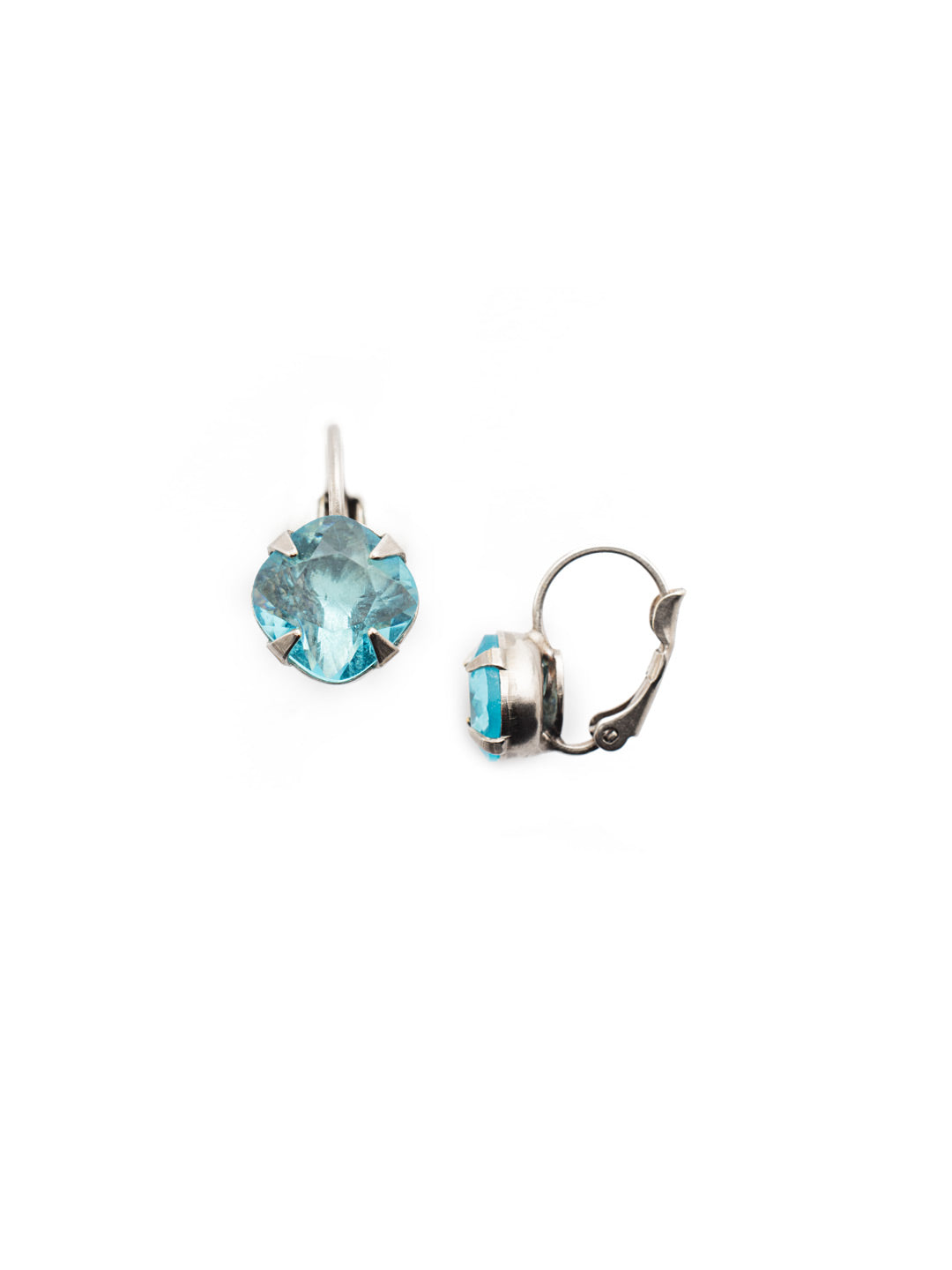 Talia Dangle Earrings - EEU203ASCNT - <p>The pefect dangle earring does exist. The Talia Dangle Earring will never go out of style with a stunning cushion cut crystal. From Sorrelli's Captain &amp; Teal collection in our Antique Silver-tone finish.</p>