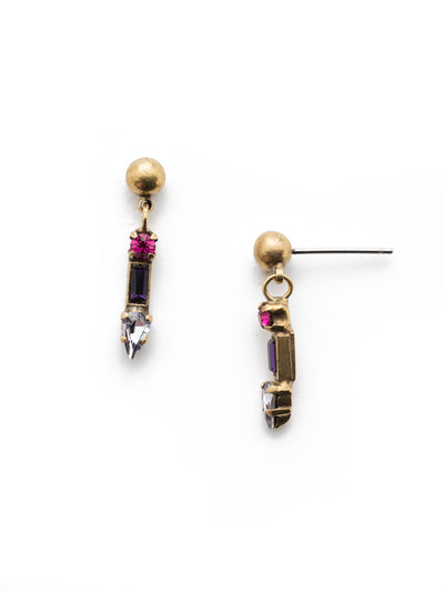 Mona Dangle Earrings - EEU6AGDCS - <p>Sometimes a little dab will do 'ya. Demure, yet stunning, the Mona Dangle Earrings are perfect for any outfit occasion. From Sorrelli's Duchess collection in our Antique Gold-tone finish.</p>
