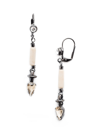 Josie Dangle Earrings - EEU7GMGNS - Call them "wow-worthy," because they are. Add our Josie Dangle Earrings to any outfit and the unique beadwork paired with bold metal and sparkling crystals will get you noticed. From Sorrelli's Golden Shadow collection in our Gun Metal finish.