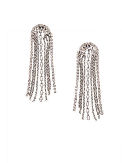 Uma Statement Earring - EFC90PDSNI - <p>The Uma Statement Earrings feature delicate layers of crystals dangling from a post. From Sorrelli's Starry Night collection in our Palladium finish.</p>