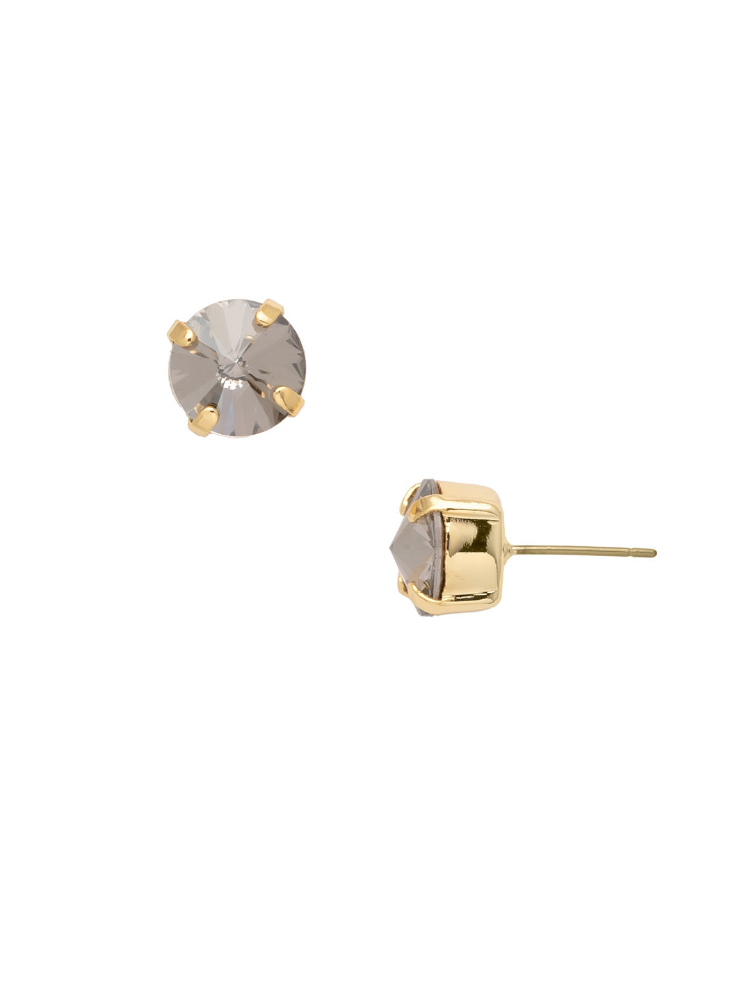 Jensie Stud Earring - EFC98BGSSH - <p>From Sorrelli's Silver Shade collection in our Bright Gold-tone finish.</p>