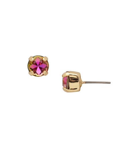 Simple Stud Earrings - EFC99BGFIS - <p>The Simple Stud Earrings feature a single solid crystal on a surgical steel post, creating a small but sparkly everyday staple! Need help picking a stud? <a href="https://www.sorrelli.com/blogs/sisterhood/round-stud-earrings-101-a-rundown-of-sizes-styles-and-sparkle">Check out our size guide!</a> From Sorrelli's Fireside collection in our Bright Gold-tone finish.</p>