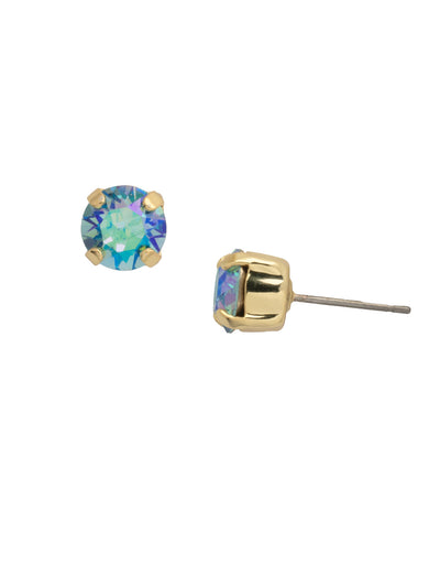 Simple Stud Earrings - EFC99BGPRT - <p>The Simple Stud Earrings feature a single solid crystal on a surgical steel post, creating a small but sparkly everyday staple! Need help picking a stud? <a href="https://www.sorrelli.com/blogs/sisterhood/round-stud-earrings-101-a-rundown-of-sizes-styles-and-sparkle">Check out our size guide!</a> From Sorrelli's Portofino collection in our Bright Gold-tone finish.</p>