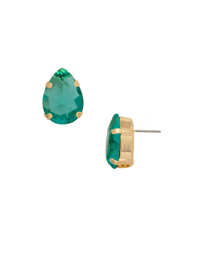 Eileen Stud Earrings - EFF100BGHBR - <p>The Eileen Stud Earrings feature a single pear cut candy gem crystal on a post. From Sorrelli's Happy Birthday Redux collection in our Bright Gold-tone finish.</p>