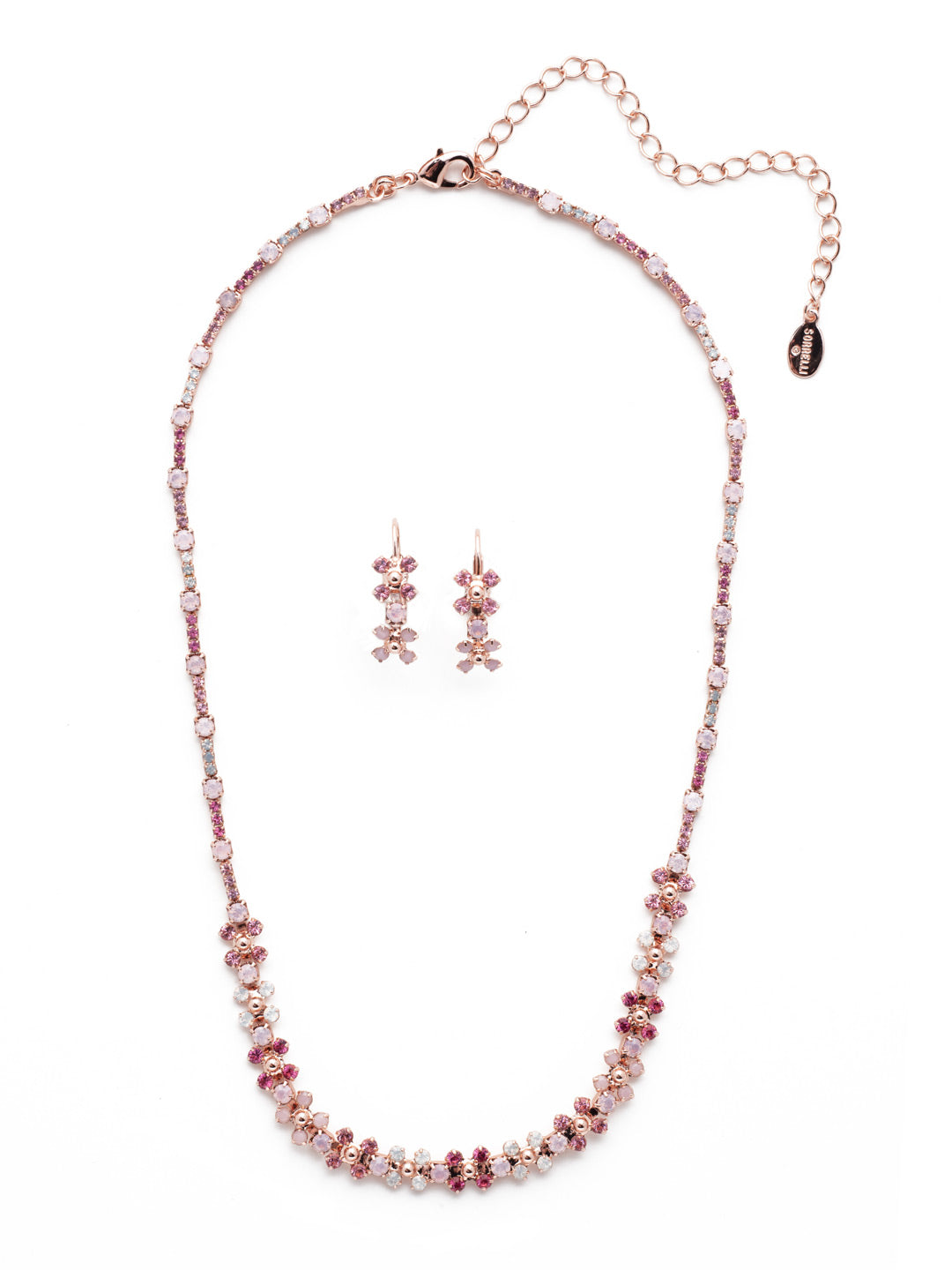 Maren Necklace/Earring Gift Set - GEP6666RGPNK - <p>The Maren Earring and Necklace set is the perfect gift for any occasion. From Sorrelli's Petal Pink collection in our Rose Gold-tone finish.</p>