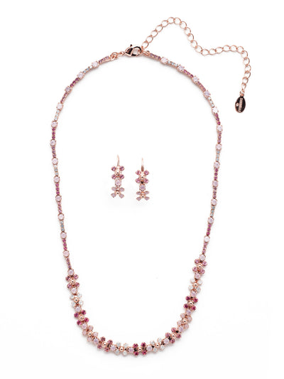 Maren Necklace/Earring Gift Set - GEP6666RGPNK - <p>The Maren Earring and Necklace set is the perfect gift for any occasion. From Sorrelli's Petal Pink collection in our Rose Gold-tone finish.</p>