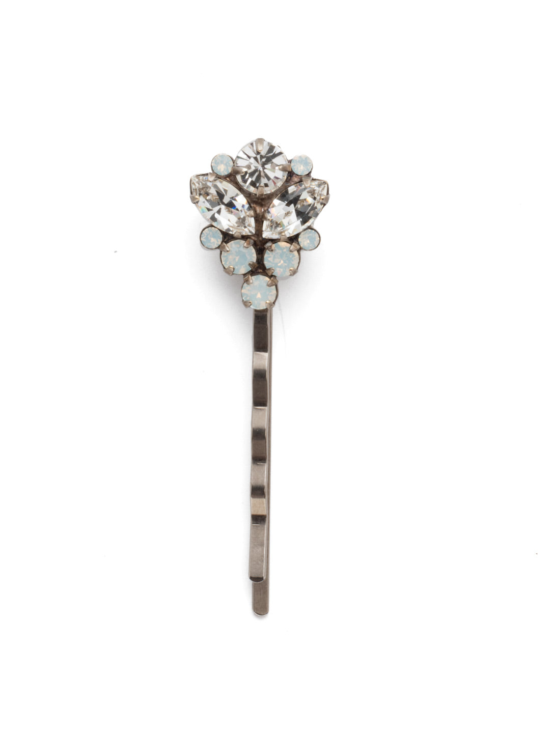 Anatolia Hair Pin Other Accessory - HCZ65ASWBR - <p>A bouquet cluster of crystals on a simple hair pin will add a hint of beauty and pure function when you want to pull your hair up, up and away. From Sorrelli's White Bridal collection in our Antique Silver-tone finish.</p>