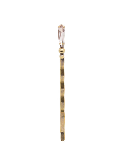 Sabella Hair Pin Other Accessory - HCZ66AGLPE - <p>An elegant and simple hair pin, embellished with a single crystal shard. The Sabella is on point for a pinned back hair style. From Sorrelli's Light Peach collection in our Antique Gold-tone finish.</p>