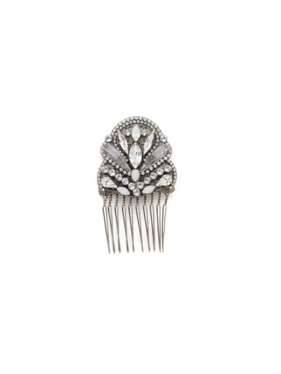 Monica Hair Pin - HDL2ASWBR - <p>The Monica Hair Pin adds an elegant touch to any outfit. The vintage glam style of this hair accessory will make you stand out, no matter the occasion. From Sorrelli's White Bridal collection in our Antique Silver-tone finish.</p>