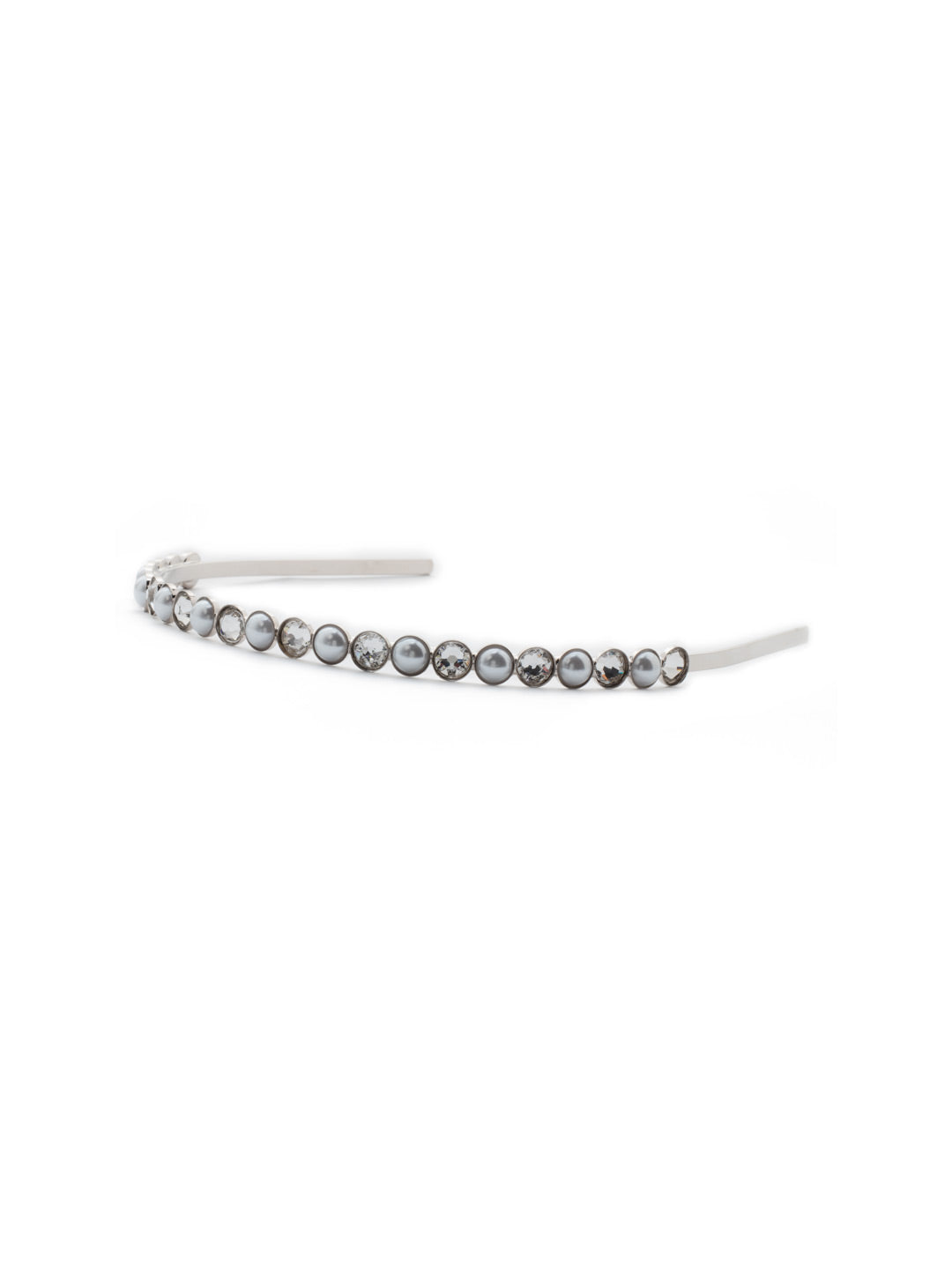 Alondra Headband - HET1RHMDP - <p>A headband with cystals, what more could you ask for? The Alondra headband is perfect for any special occasion. From Sorrelli's Modern Pearl collection in our Palladium Silver-tone finish.</p>