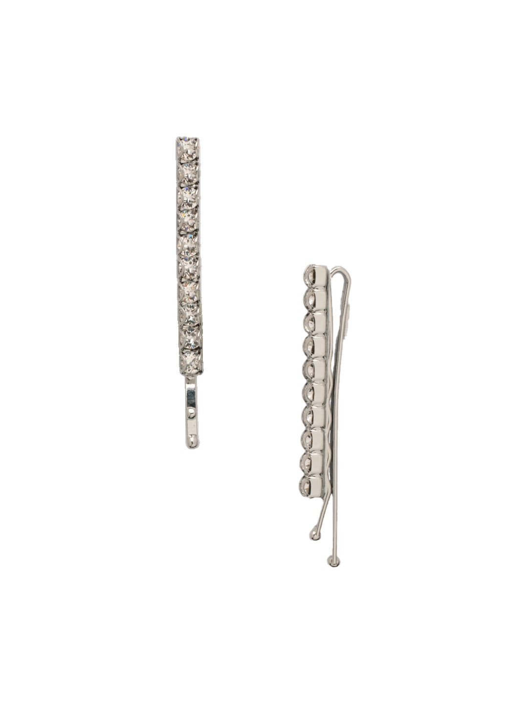 Harper Hair Pin - HFL3PDCRY - <p>The Harper Hair Pin features two crystal embellished bobby pins, perfect for any hairstyle! From Sorrelli's Crystal collection in our Palladium finish.</p>