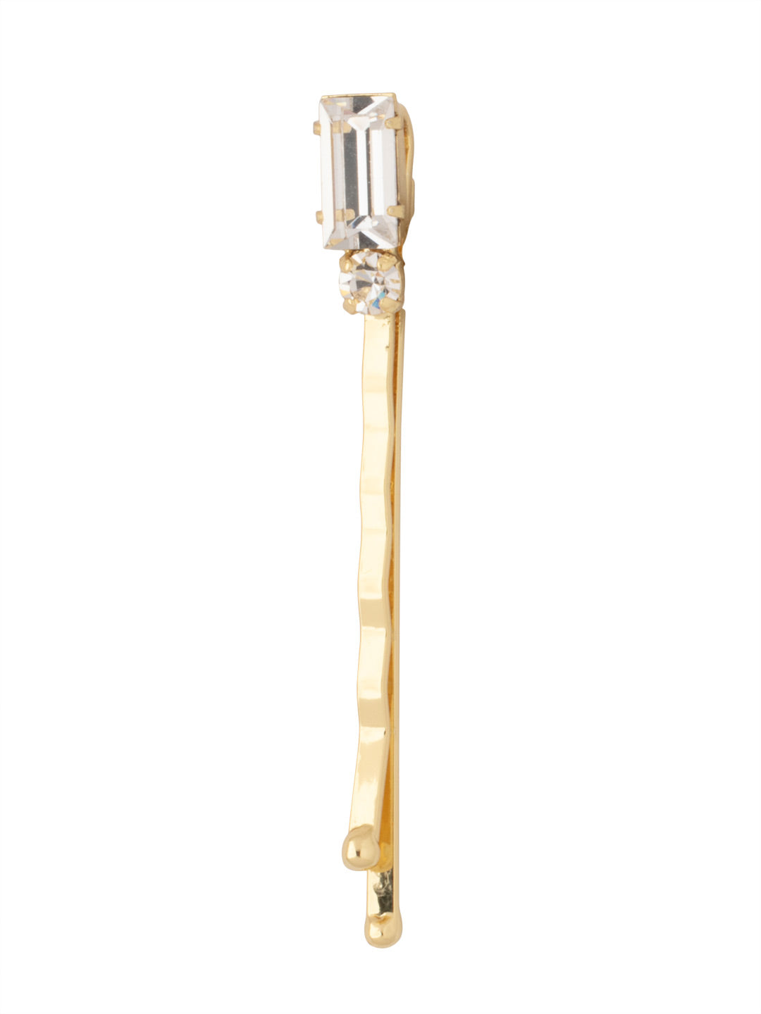 Eve Hair Pin - HFL6BGCRY - <p>The Eve Hair Pin features a navette and round cut crystals on a sturdy bobby pin. From Sorrelli's Crystal collection in our Bright Gold-tone finish.</p>