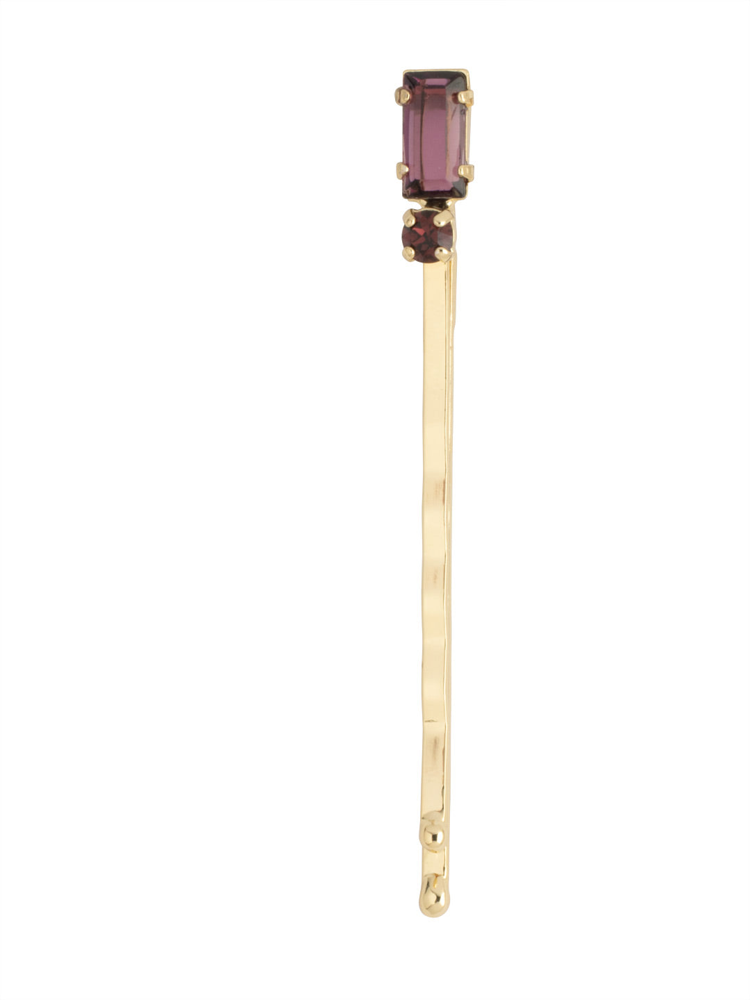 Eve Hair Pin - HFL6BGMRL - <p>The Eve Hair Pin features a navette and round cut crystals on a sturdy bobby pin. From Sorrelli's Merlot collection in our Bright Gold-tone finish.</p>
