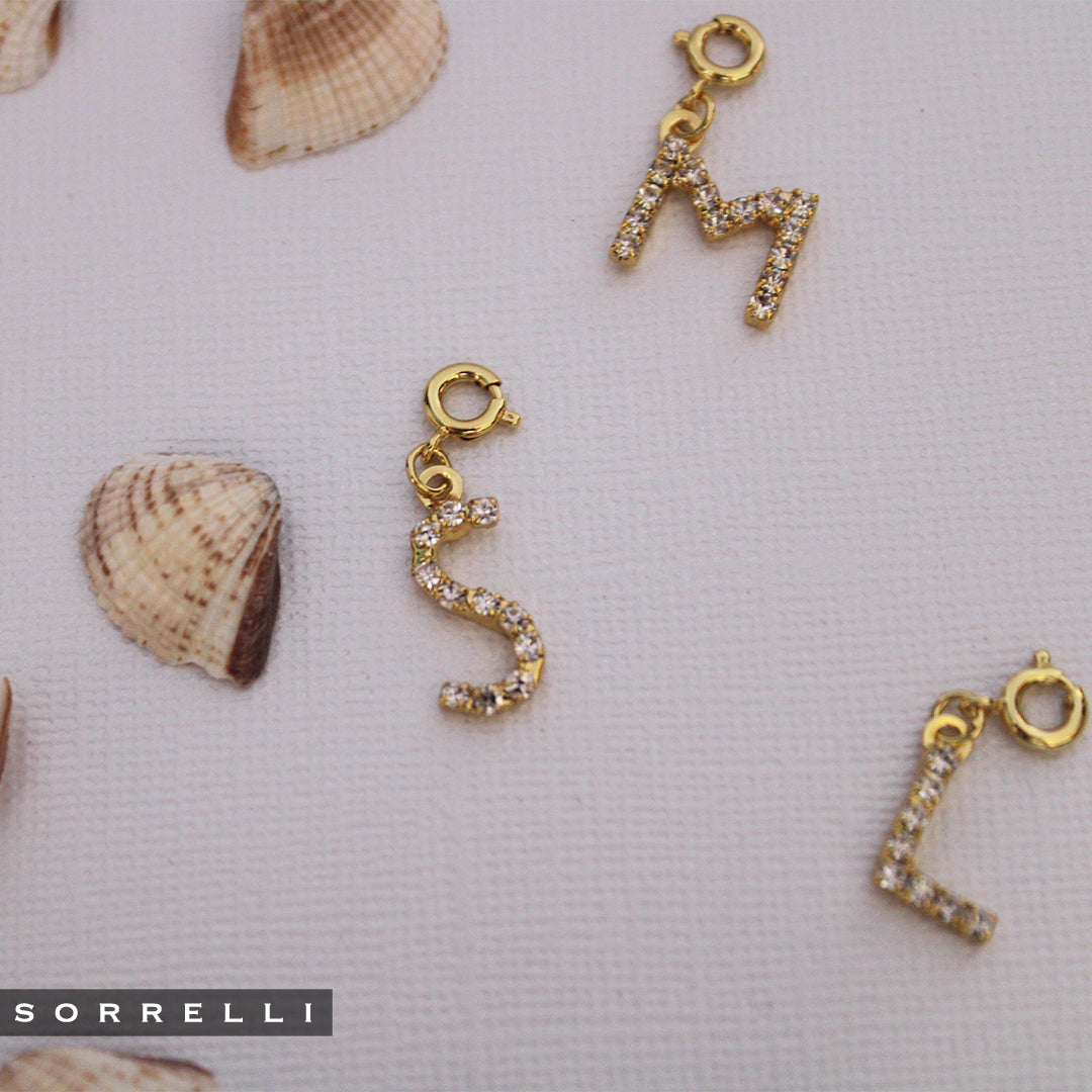 "M" Initial Charm - CFB13BGCRY