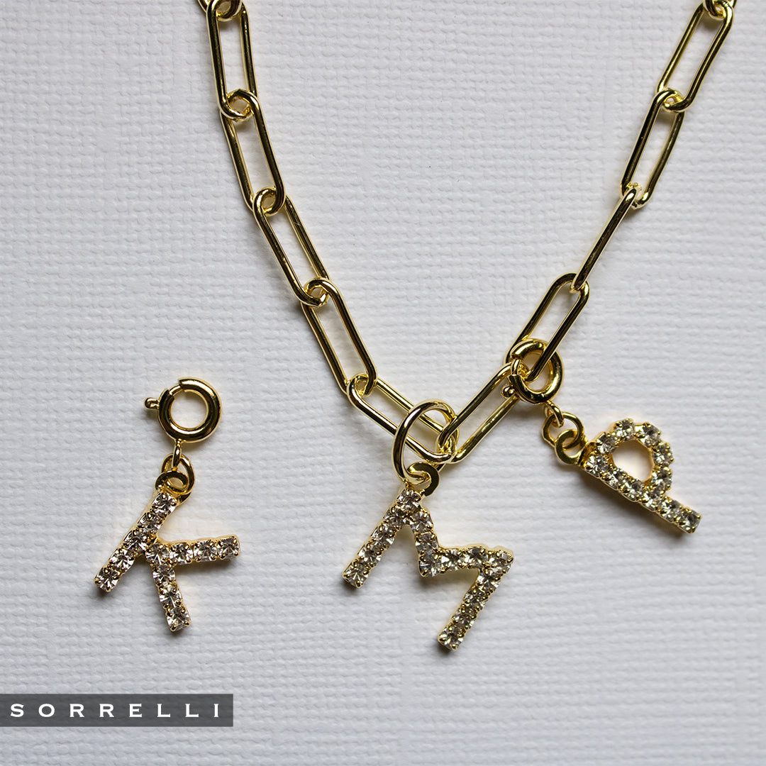 "K" Initial Charm - CFB11BGCRY