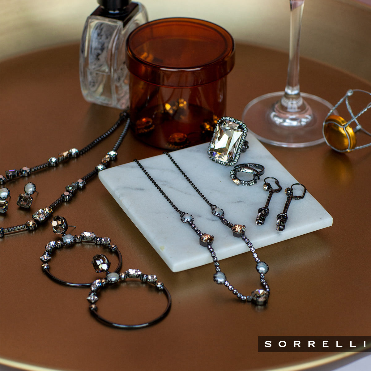 Poppy Tennis Necklace - NEN18GMGNS