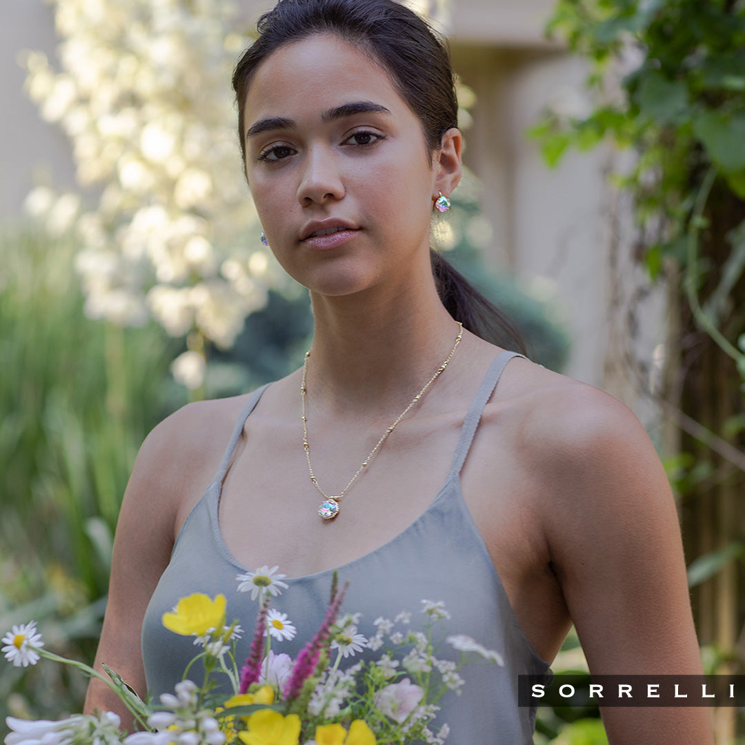 Cushion-Cut Dangle Earrings - EDL12BGCAB