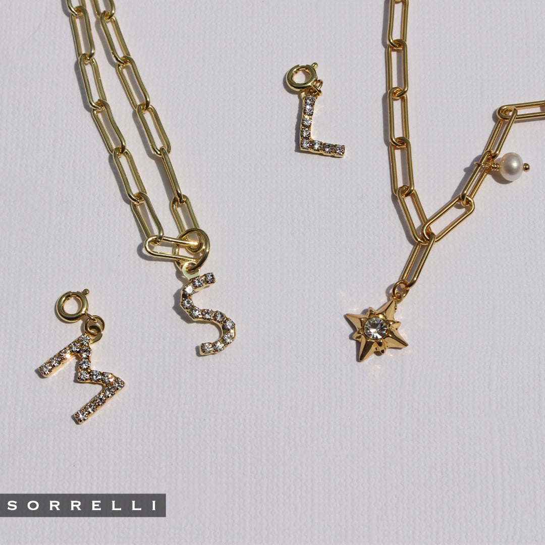 "L" Initial Charm - CFB12BGCRY