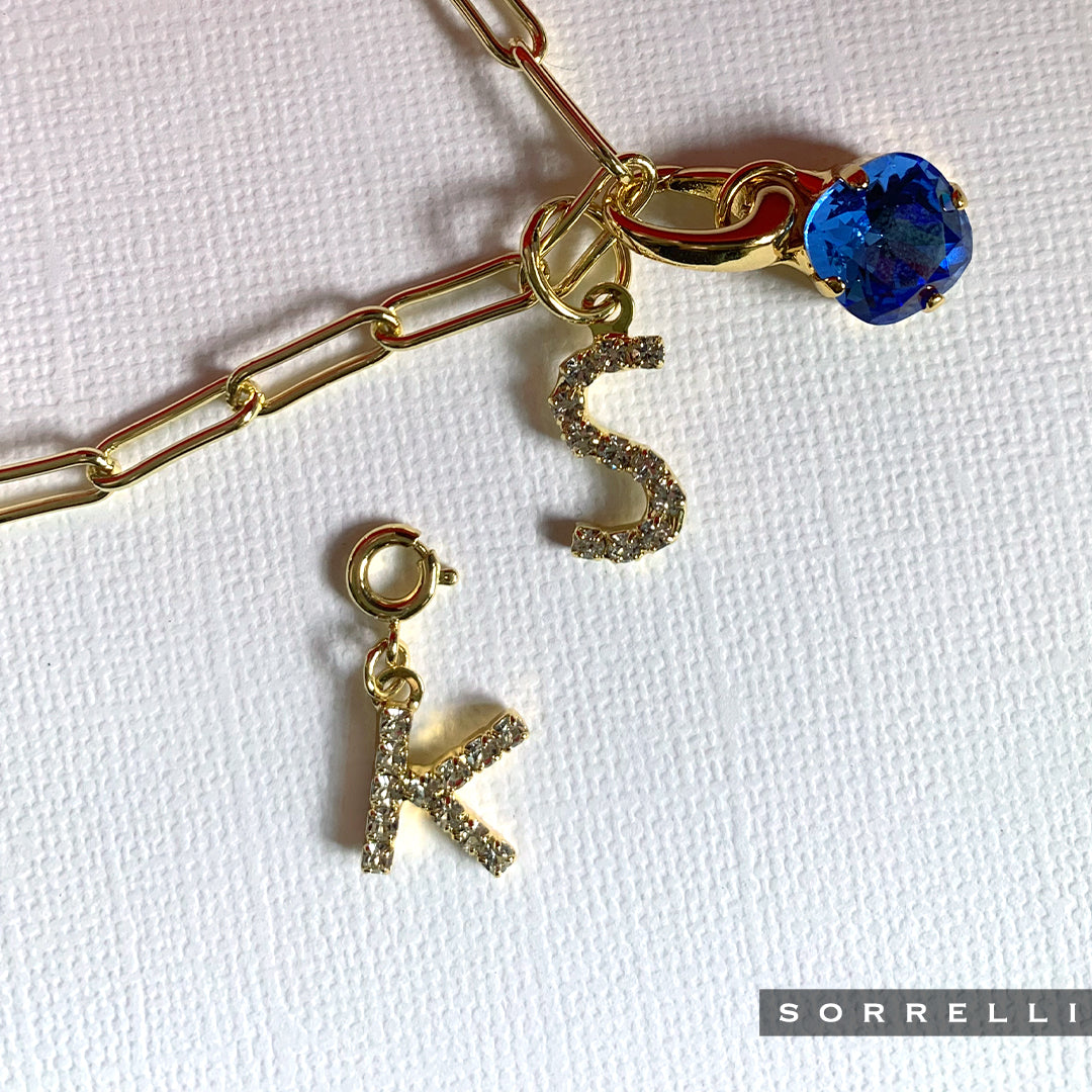 "K" Initial Charm - CFB11BGCRY