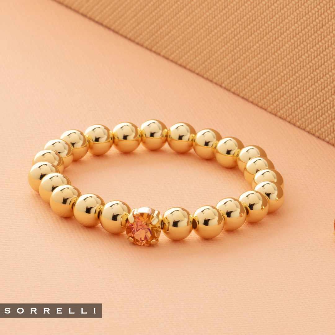 Single Crystal Stretch Bracelet - 4BFJ21BGLPBR