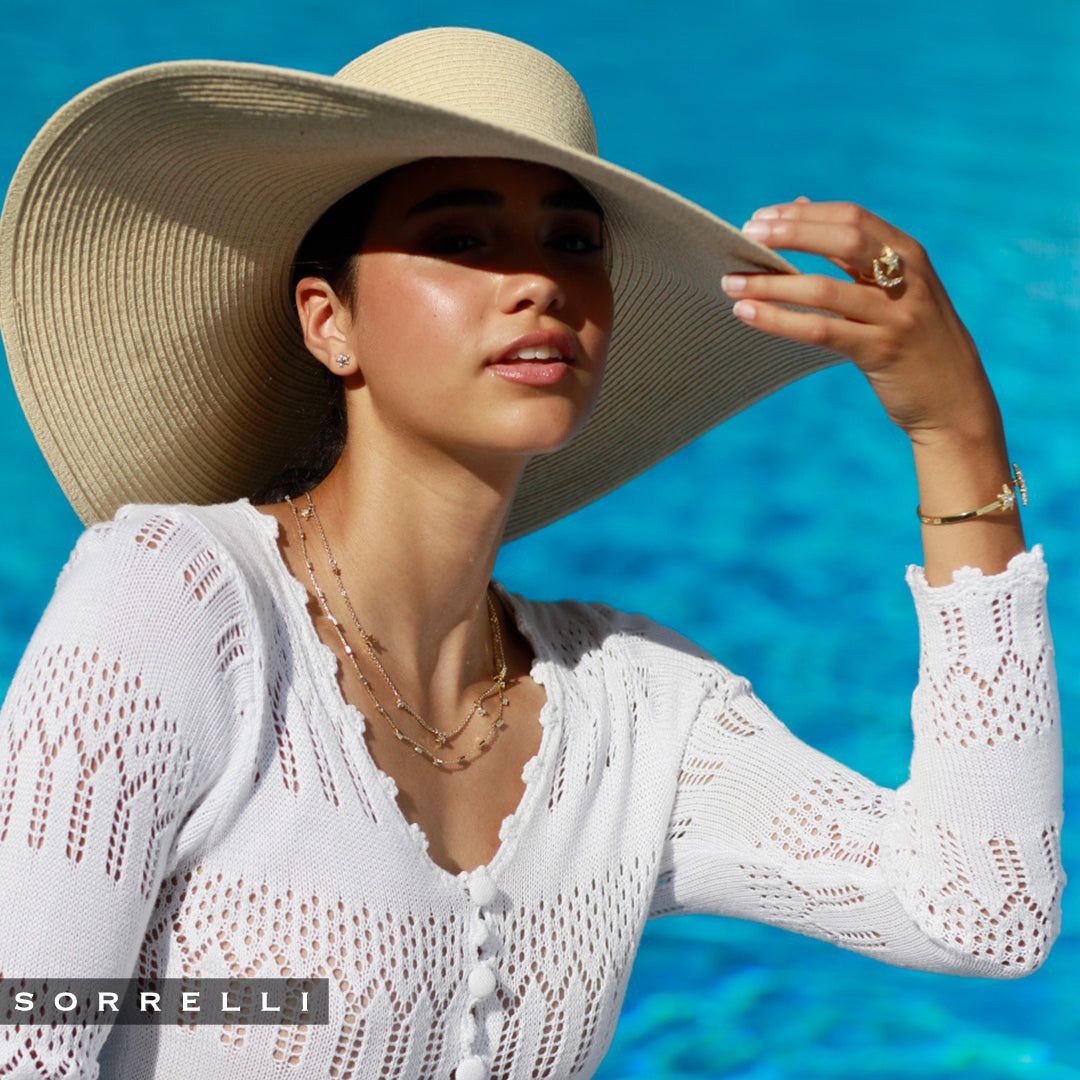 Cleo Studded Tennis Necklace - 4NEZ2BGCRY