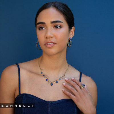 Elaina Tennis Necklace - NFC70AGVBN