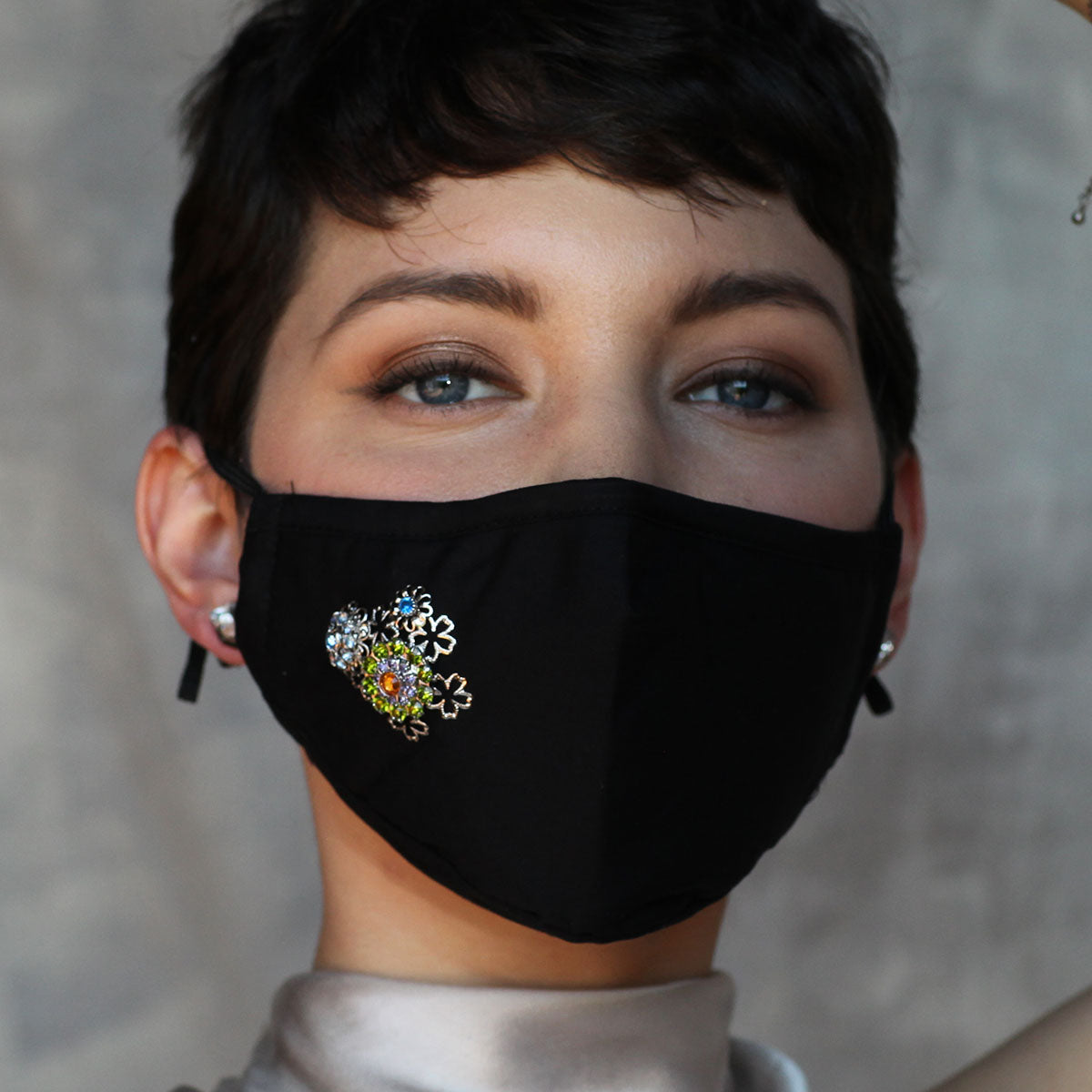 Product Image: Face Covering with Edith Magnetic Charm