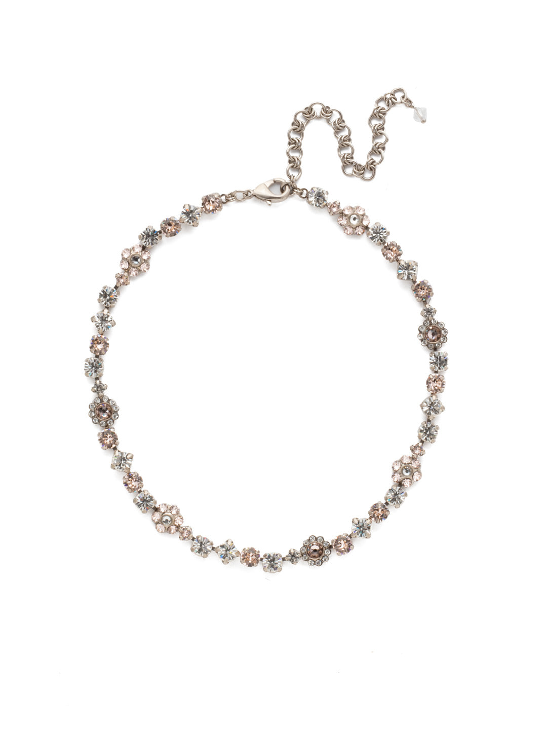 Product Image: Classic Floral Tennis Necklace