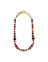 Bold Multi Shaped Large Crystal Necklace Classic Necklace