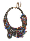 Crystal Paisley Statement Necklace