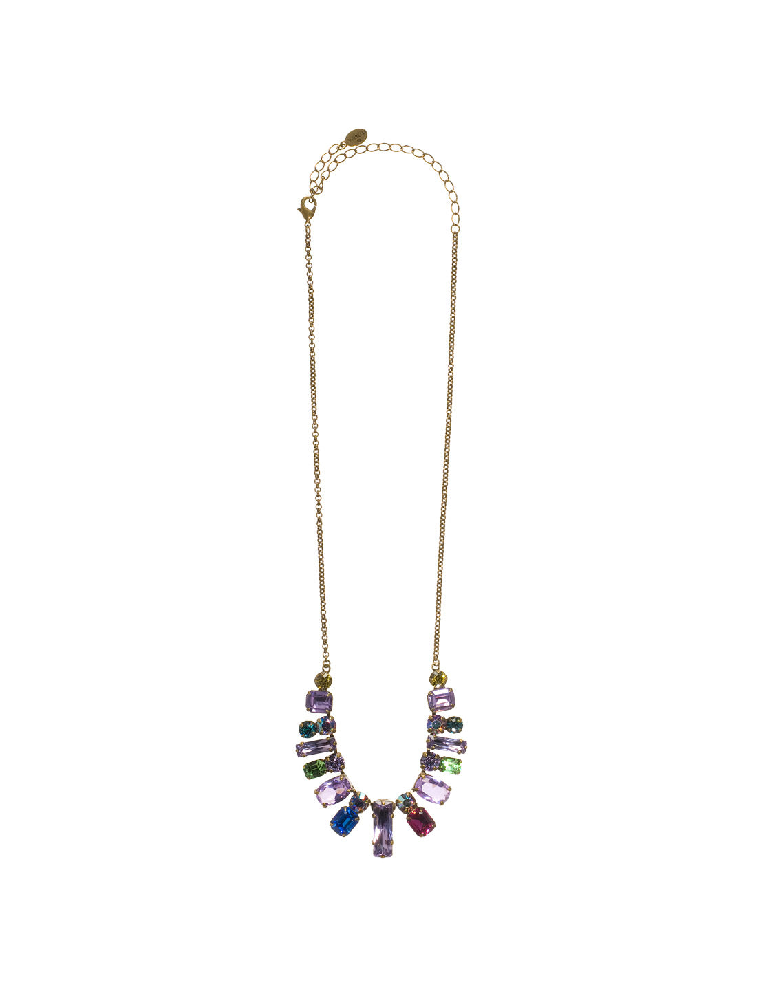 Regal Rectangles Statement Necklace - NCG19AGHAR