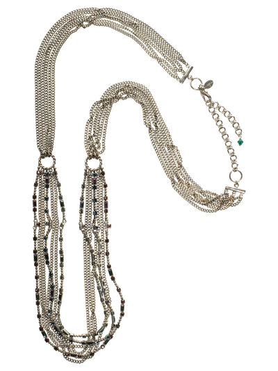 Go-To Long Strand Chain Necklace - NCK18ASEMC -  From Sorrelli's Emerald City collection in our Antique Silver-tone finish.