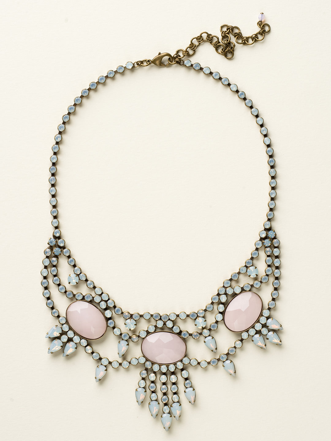 Living on the Fringe Statement Necklace - NCQ19AGROW